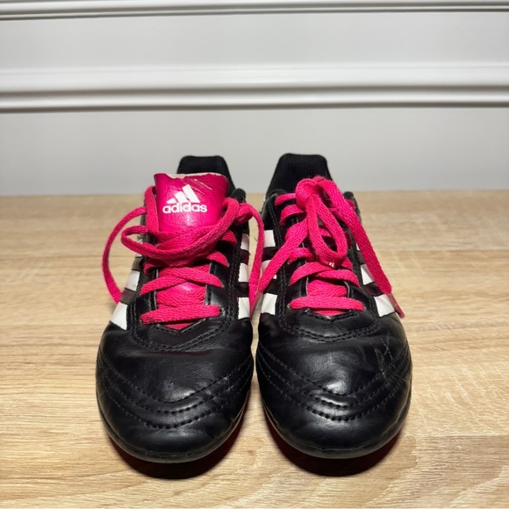 Adidas Goletto VI ‎ Kids Black/White/Pink cleats - BB0571